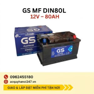 Ắc Quy GS MF DIN80L (12V - 80Ah)